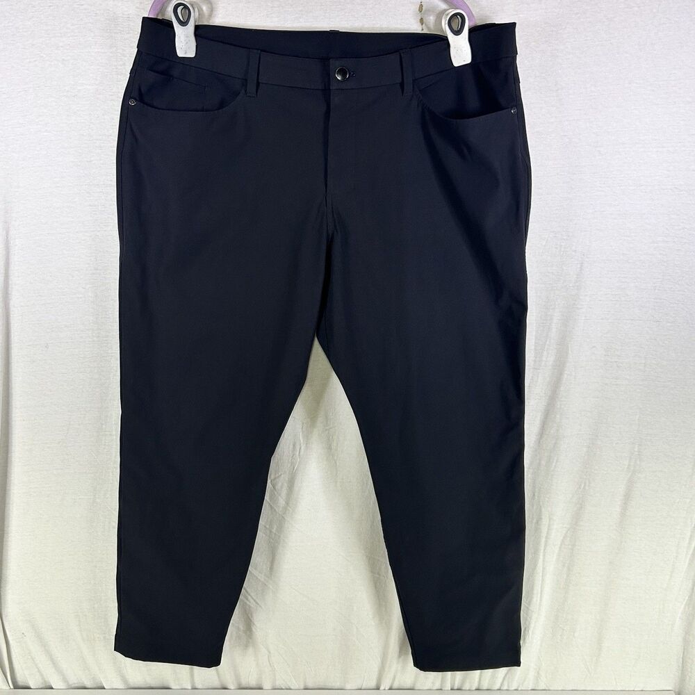 Lululemon Pants Mens 40 Black Chino ABC Classic Fit 5 Pocket Warpstreme